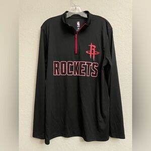 NBA Houston Rockets Harden #13 Performance Fabric Quarter Zip - Size Medium